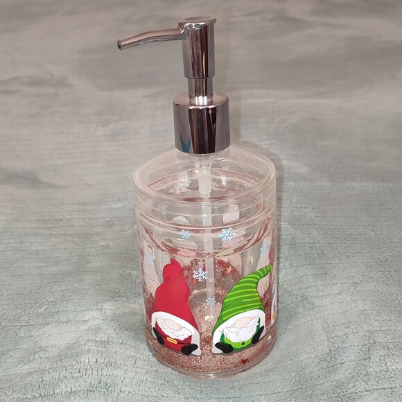NWOT New Soap Pump Floaty Starts Christmas Xmas Gnomes Santa Holiday Time Gift - Picture 1 of 8